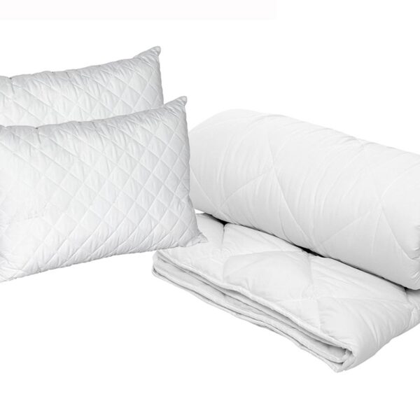 Set 2 perne matlasate 50x70 + pilota 180x200