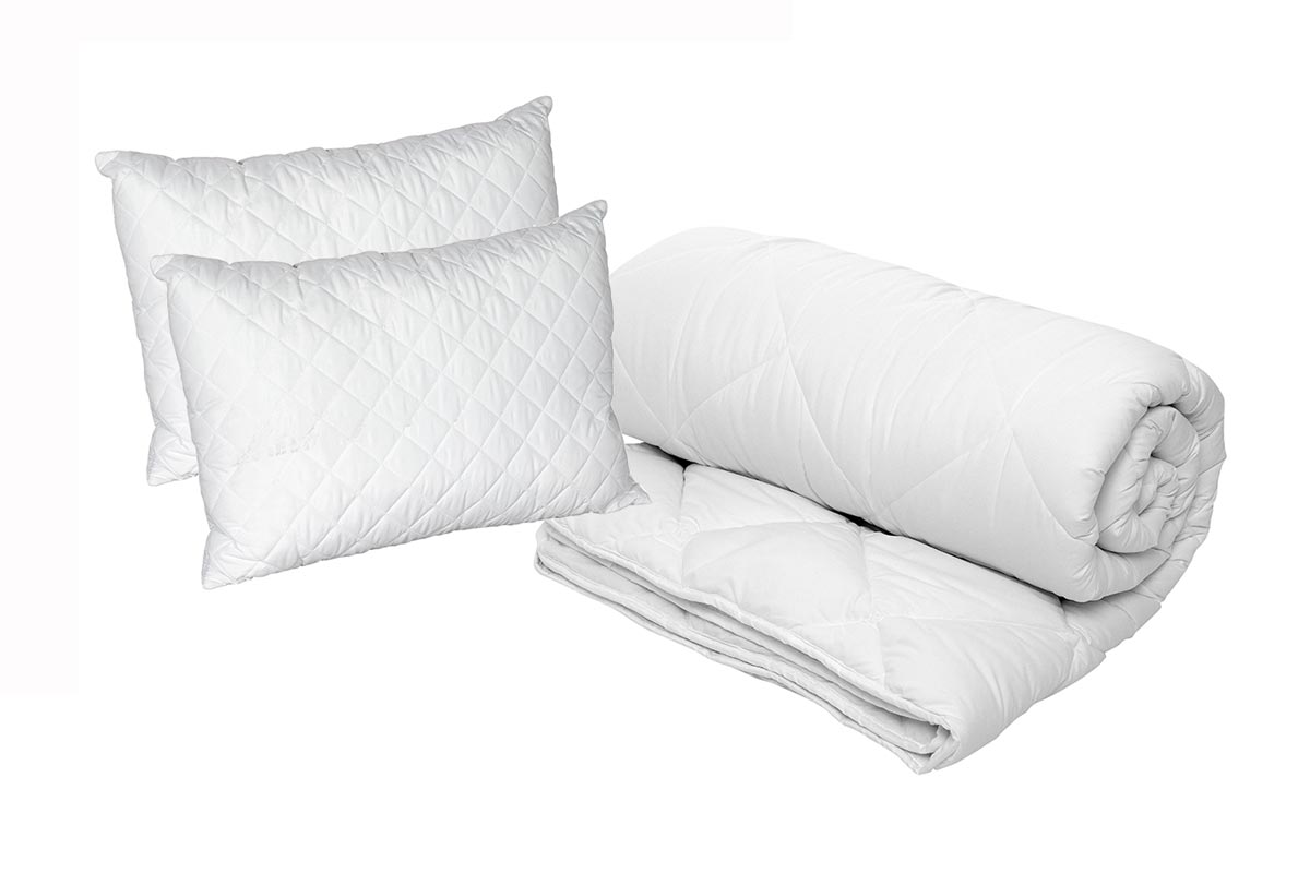 Set 2 perne matlasate 50x70 + pilota 180x200