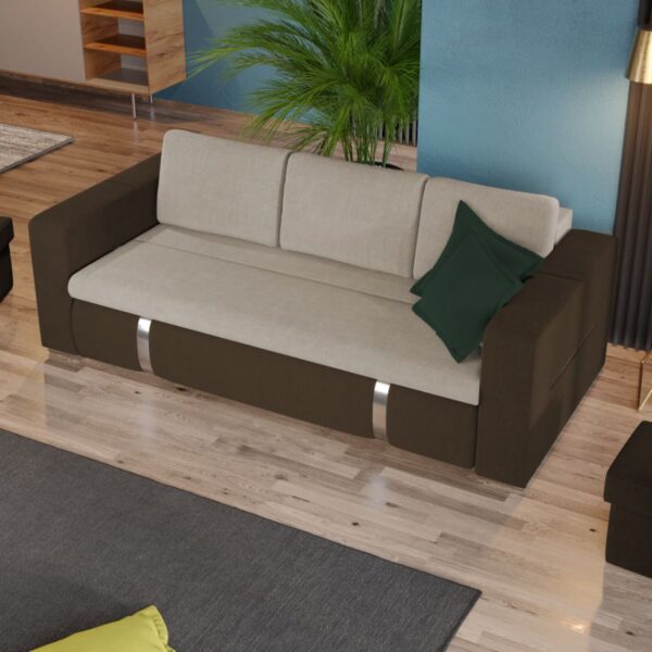 Canapea Ivy Crem / Maro