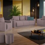 Set Canapea si Fotolii Nova Roze