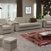 Set Canapea si Fotolii Olimp Crem