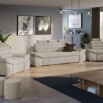 Set Canapea si Fotolii Quinn Crem