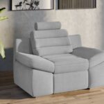 Fotoliu Quinn Gri Deschis