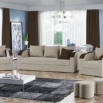 Set Canapea si Fotolii Verona Crem