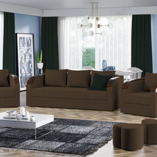 Set Canapea si Fotolii Verona Maro