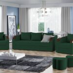 Set Canapea si Fotolii Verona Verde