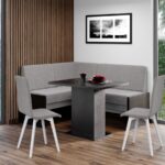 Set Coltar de Bucatarie Smart Rino 88/Pal Wenge + Masa + 2 Scaune