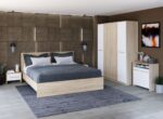 Set Dormitor Sonoma 4U - 5 piese