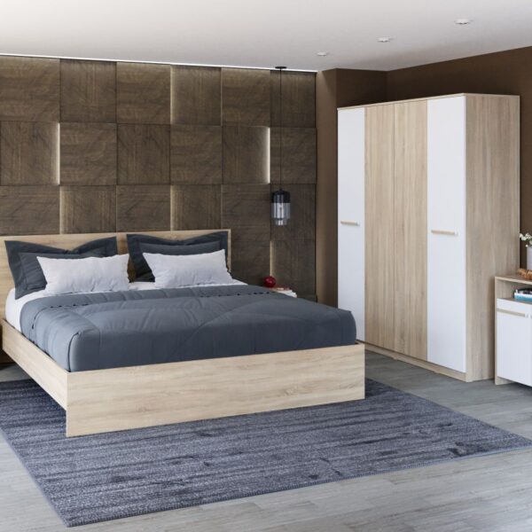 Set Dormitor Sonoma 4U - 5 piese