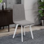 Scaun Rosa Gri - Rino 88 - Tip Scoica Tapitat