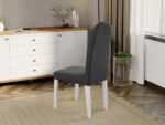Set Masa Grand Gri + 6 Scaune Grand Gri Inchis - imagine 5