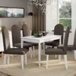 Set Masa Grand Alba + 6 Scaune Grand Maro