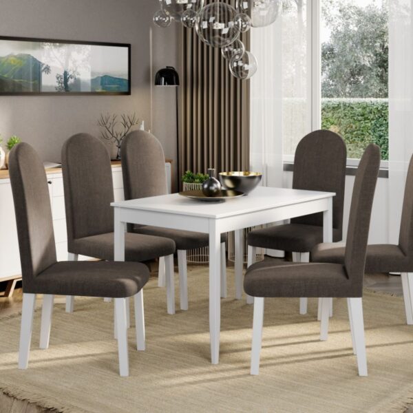Set Masa Grand Alba + 6 Scaune Grand Maro