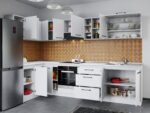 Set Mobila Bucatarie Colt Mina Pure 140*300 Alb C62 - imagine 2