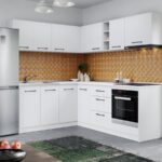 Set Mobila Bucatarie Colt Mina Pure 180*220 Alb C59