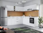 Set Mobila Bucatarie Colt Mina Pure 240*240 Alb C60 - imagine 3