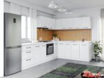 Set Mobila Bucatarie Colt Mina Pure 300*210 Alb C66 - imagine 3