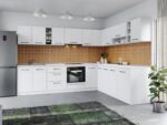 Set Mobila Bucatarie Colt Mina Pure 300*240 Alb C61 - imagine 3