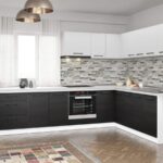 Set Mobila Bucatarie Colt Mina Yang 300*210 Ferrara/Alb C147