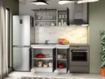 Set Mobila Bucatarie Mina Grafit 120 Gri Antracit C79 - imagine 2
