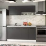 Set Mobila Bucatarie Mina Grafit 160 Gri Antracit C77