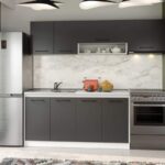 Set Mobila Bucatarie Mina Grafit 220 Gri Antracit C76
