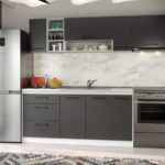 Set Mobila Bucatarie Mina Grafit 230 Gri Antracit C83