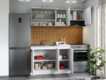 Set Mobila Bucatarie Mina Pure 180 Alb C51 - imagine 2