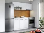 Set Mobila Bucatarie Mina Pure 180 Alb C51 - imagine 3