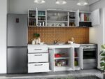 Set Mobila Bucatarie Mina Pure 230 Alb C56 - imagine 2