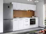 Set Mobila Bucatarie Mina Pure 240 Alb C42 - imagine 3