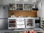Set Mobila Bucatarie Mina Pure 260 Alb C43 - imagine 2