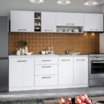 Set Mobila Bucatarie Mina Pure 260 Alb C43