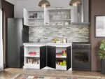 Set Mobila Bucatarie Mina Yang 160 Ferrara/Alb C131 - imagine 2