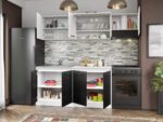 Set Mobila Bucatarie Mina Yang 220 Ferrara/Alb C130 - imagine 2