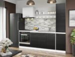 Set Mobila Bucatarie Mina Yang 220 Ferrara/Alb C138 - imagine 3