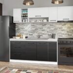 Set Mobila Bucatarie Mina Yang 230 Ferrara/Alb C137
