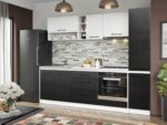 Set Mobila Bucatarie Mina Yang 244 Ferrara/Alb C125 - imagine 3