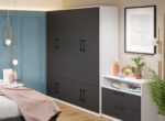 Dulap Benjamin Gri / Alb – C164/02 - imagine 3