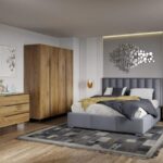 Set Mobila Dormitor Beverley tapitat
