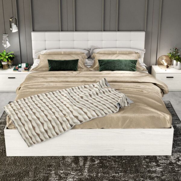 Pat Douglas Tapitat Alb 180x200