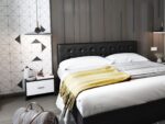 Set Mobila Dormitor Mario 4U 5 piese tapitat wenge - imagine 5