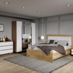 Set Mobila Dormitor Montero cu oglinda