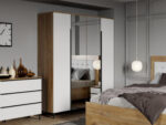 Set Mobila Dormitor Montero cu oglinda - imagine 5