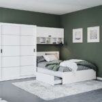 Set Mobila Dormitor Nordis 2.92m cu pat incadrat