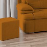 Taburet Cub Portocaliu