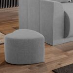 Taburet Inimioara Gri Deschis