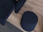 Taburet Smart Tapitat Albastru - imagine 3