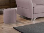 Taburet Smart Tapitat Roze - imagine 2