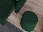 Taburet Smart Tapitat Verde - imagine 3